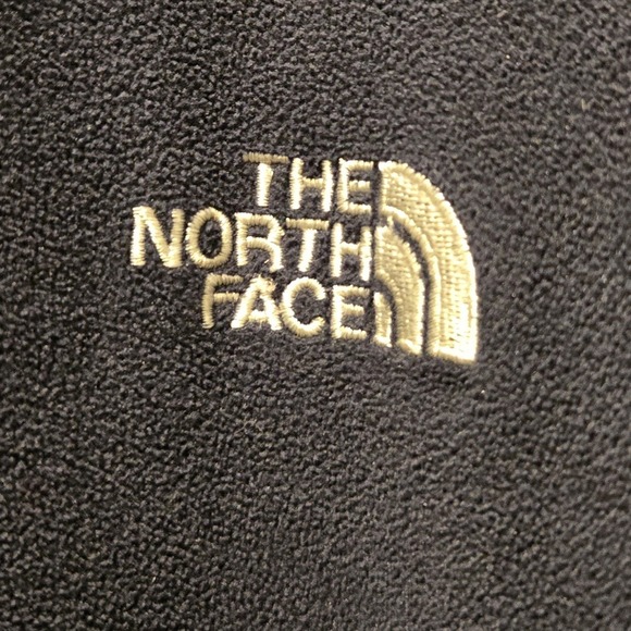 North Face Mens Quarter Zip Blue/grey Fleece TKA 100 Size XXL - Picture 2 of 6